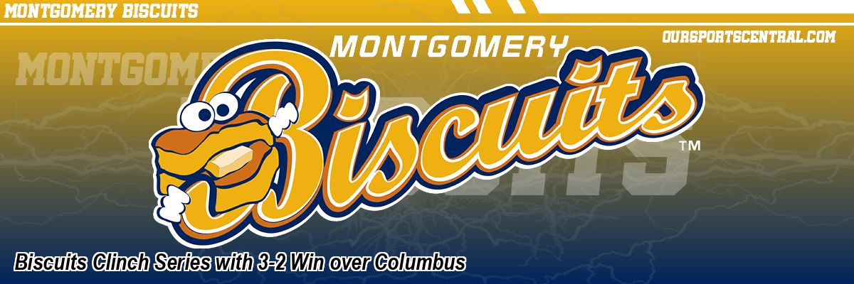Biscuits Clinch Series with 3-2 Win over Columbus