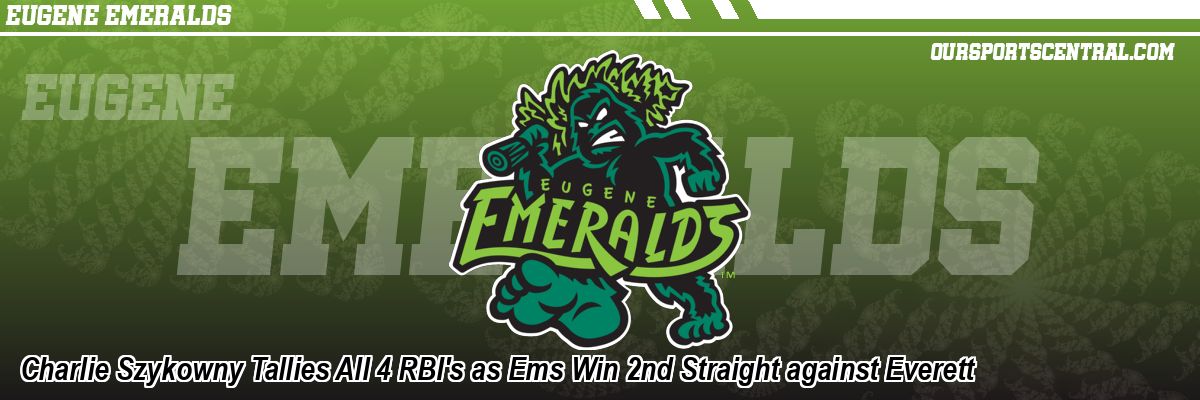 Charlie Szykowny Tallies All 4 RBI's as Ems Win 2nd Straight against Everett