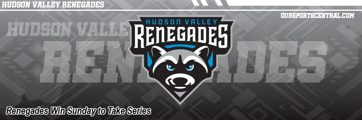 Renegades Win Sunday to Take Series