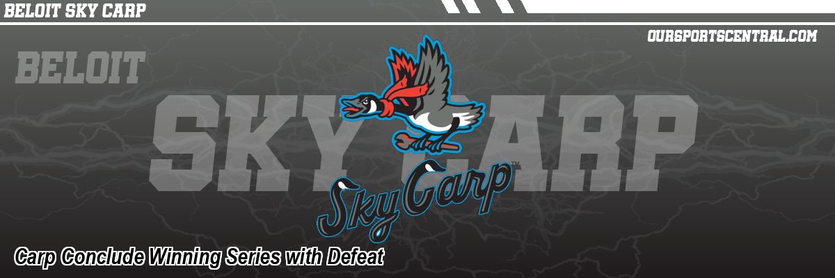Carp Conclude Winning Series with Defeat