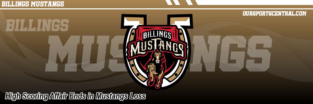 High Scoring Affair Ends in Mustangs Loss
