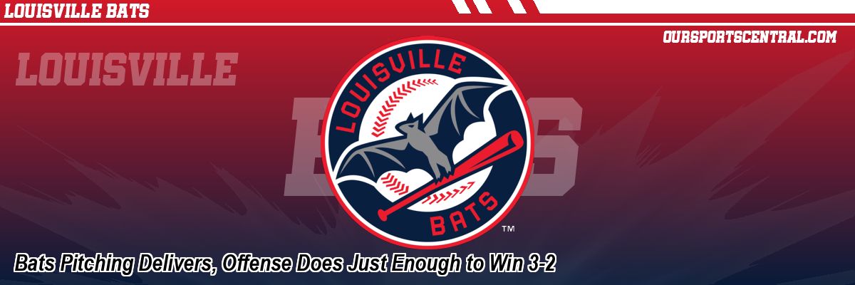 Bats Pitching Delivers, Offense Does Just Enough to Win 3-2