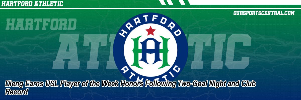 Dieng Earns USL Player of the Week Honors Following Two-Goal Night and Club Record