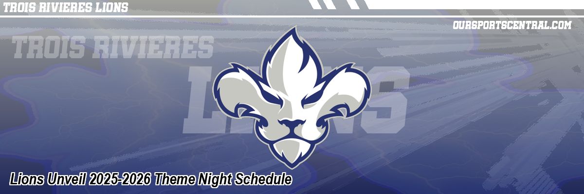Lions Unveil 2025-2026 Theme Night Schedule