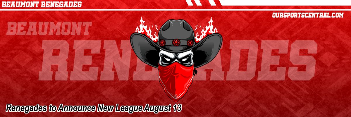 Renegades to Announce New League August 13