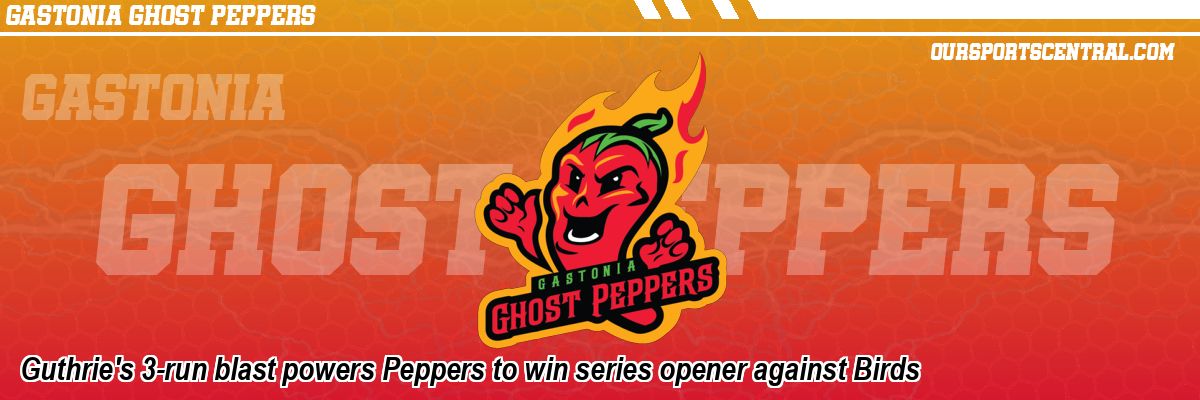 Guthrie's 3-run blast powers Peppers to win series opener against Birds
