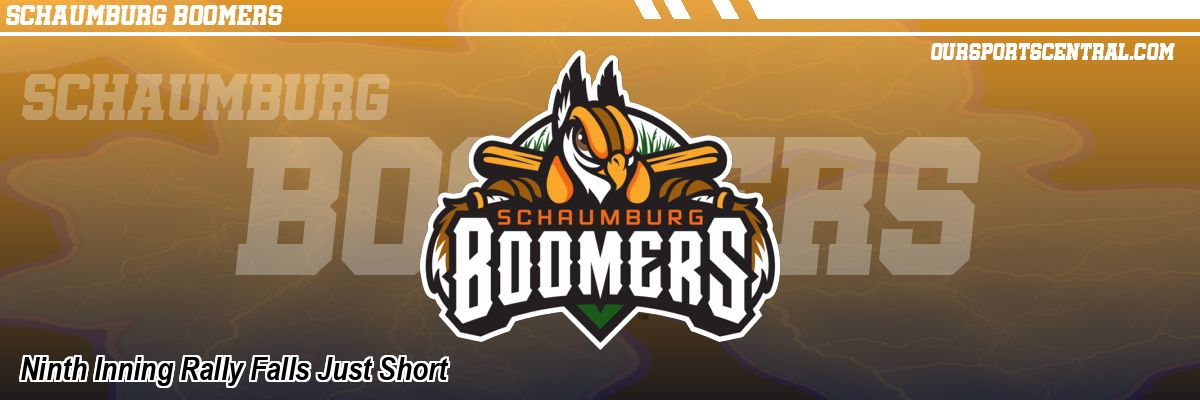 Ninth Inning Rally Falls Just Short