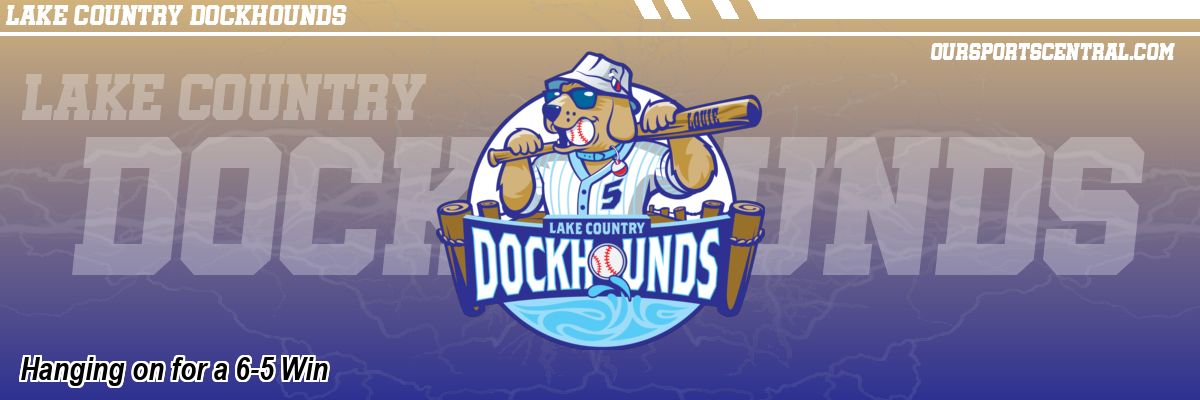 Hanging on for a 6-5 Win
