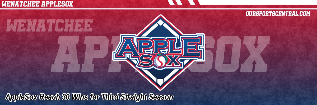AppleSox Reach 30 Wins for Third Straight Season