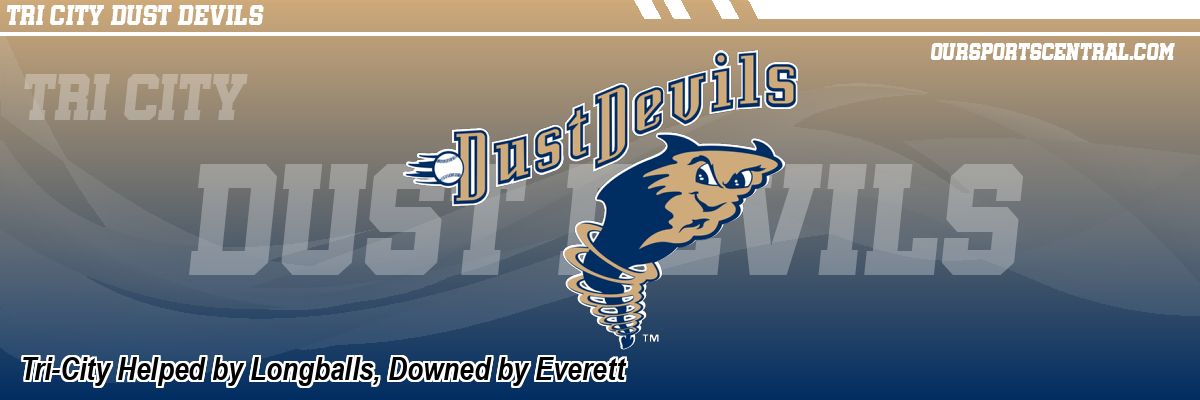 Tri-City Helped by Longballs, Downed by Everett