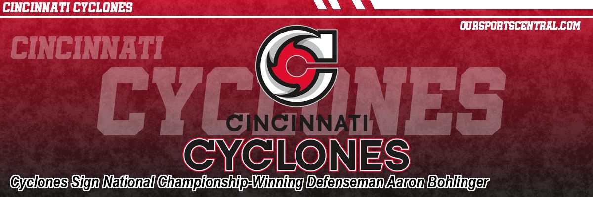 Cyclones Sign National Championship-Winning Defenseman Aaron Bohlinger