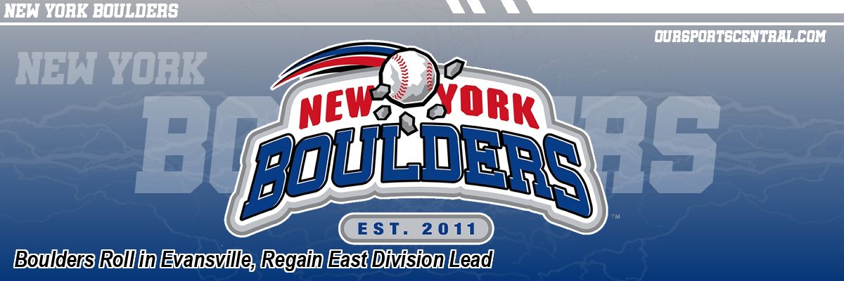 Boulders Roll in Evansville, Regain East Division Lead