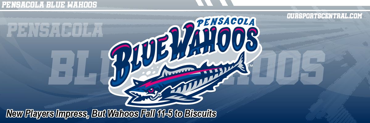 New Players Impress, But Wahoos Fall 11-5 to Biscuits