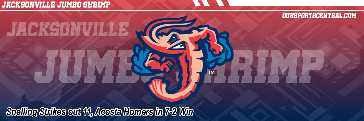 Snelling Strikes out 11, Acosta Homers in 7-2 Win