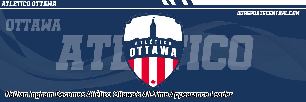 Nathan Ingham Becomes Atlético Ottawa's All-Time Appearance Leader