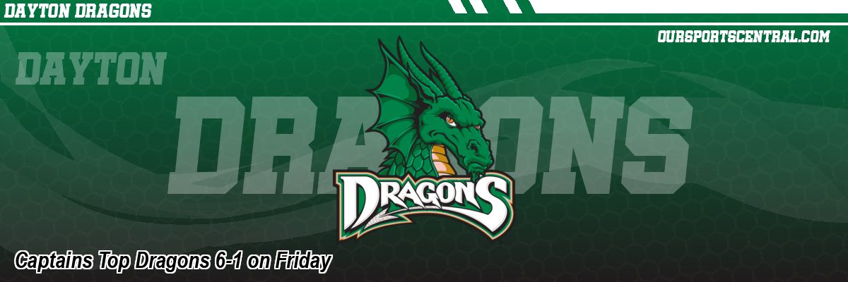 Captains Top Dragons 6-1 on Friday