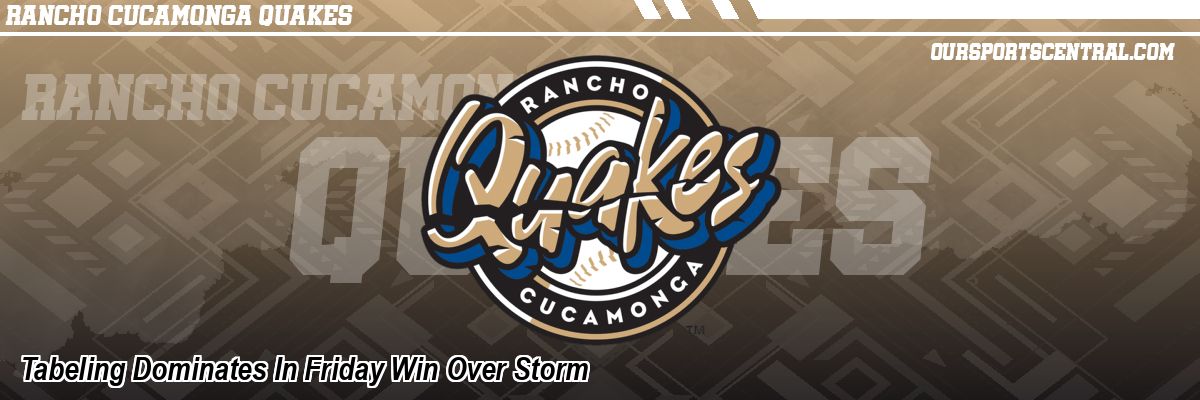 Tabeling Dominates In Friday Win Over Storm