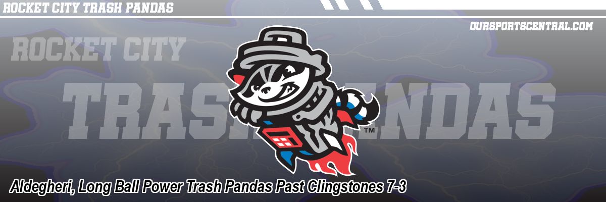 Aldegheri, Long Ball Power Trash Pandas Past Clingstones 7-3