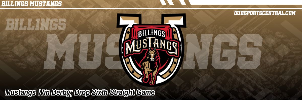 Mustangs Win Derby; Drop Sixth Straight Game