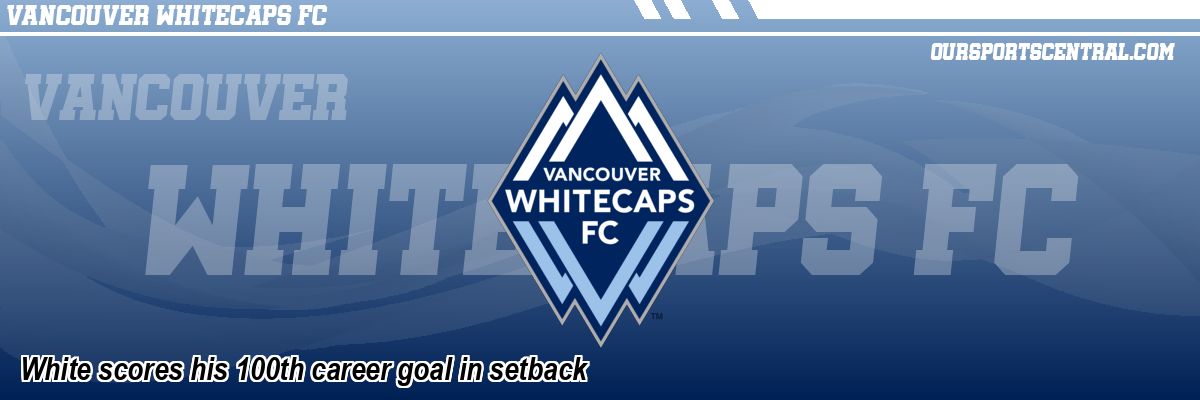 White scores his 100th career goal in setback