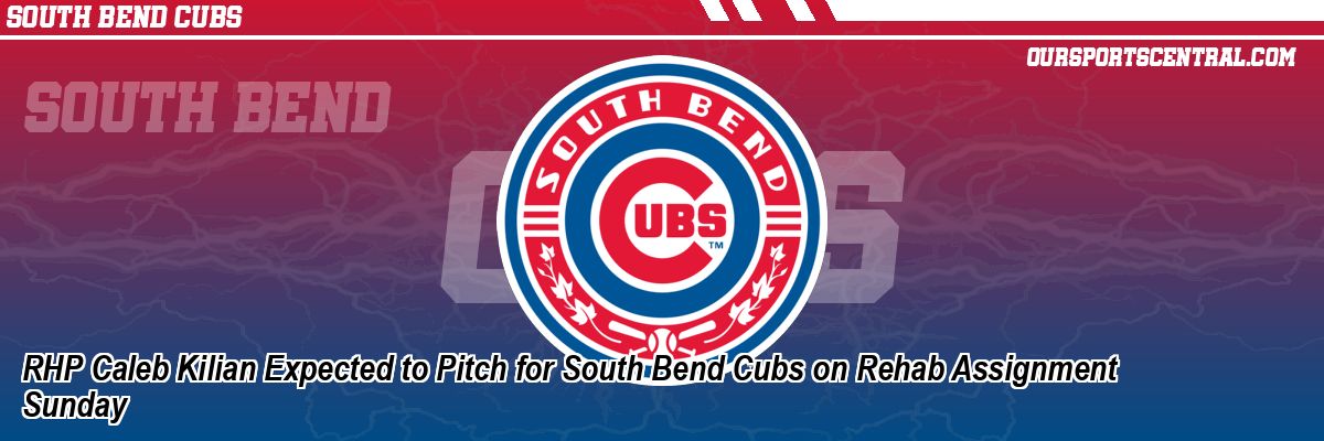 RHP Caleb Kilian Expected to Pitch for South Bend Cubs on Rehab Assignment Sunday