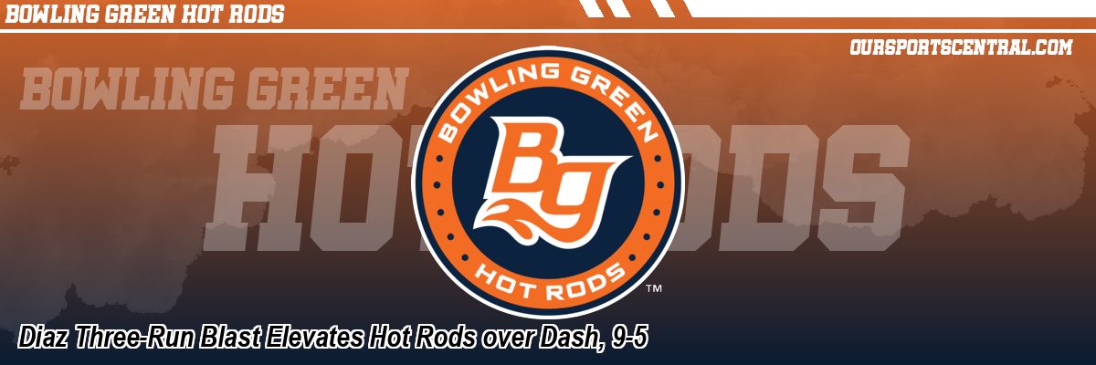 Diaz Three-Run Blast Elevates Hot Rods over Dash, 9-5