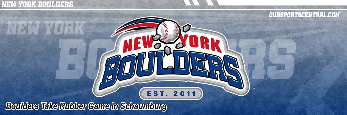 Boulders Take Rubber Game in Schaumburg