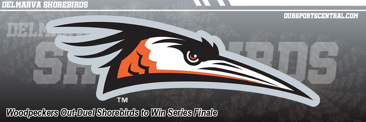 Woodpeckers Out-Duel Shorebirds to Win Series Finale