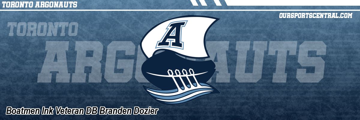 Boatmen Ink Veteran DB Branden Dozier