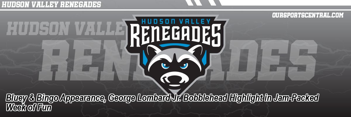 Bluey & Bingo Appearance, George Lombard Jr. Bobblehead Highlight in Jam-Packed Week of Fun