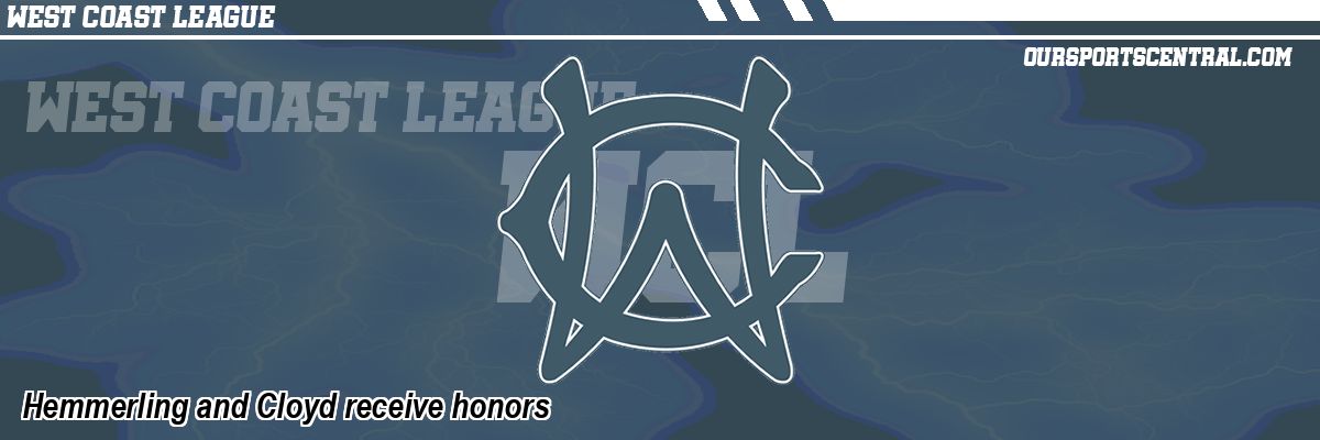Hemmerling and Cloyd receive honors