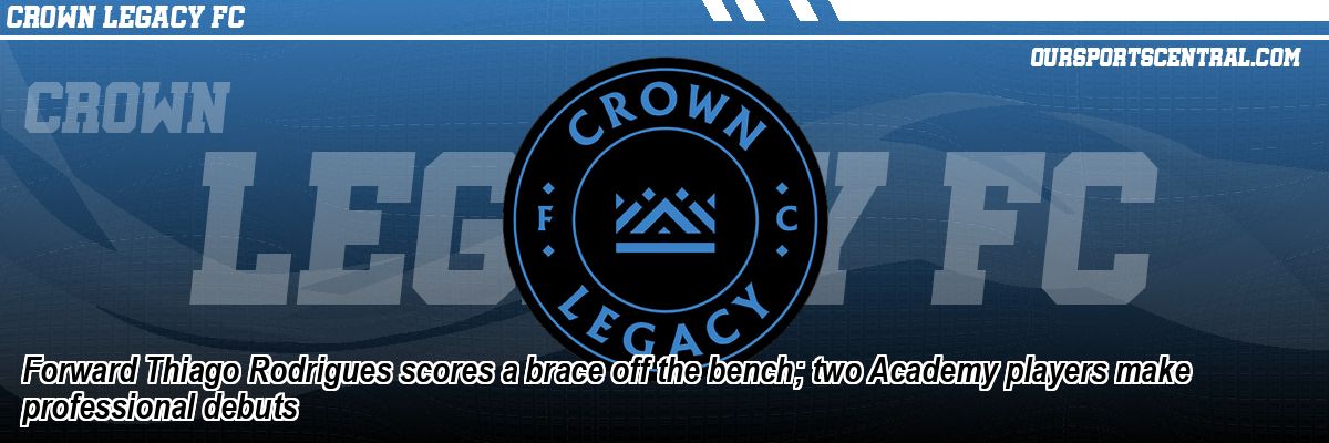 Forward Thiago Rodrigues scores a brace off the bench; two Academy players make professional debuts