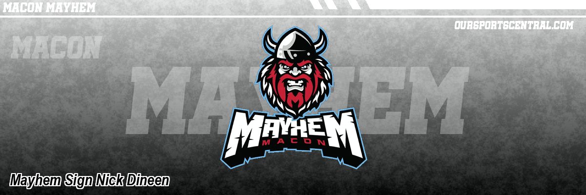 Mayhem Sign Nick Dineen