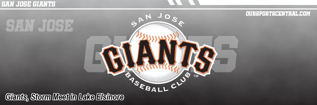 Giants, Storm Meet in Lake Elsinore