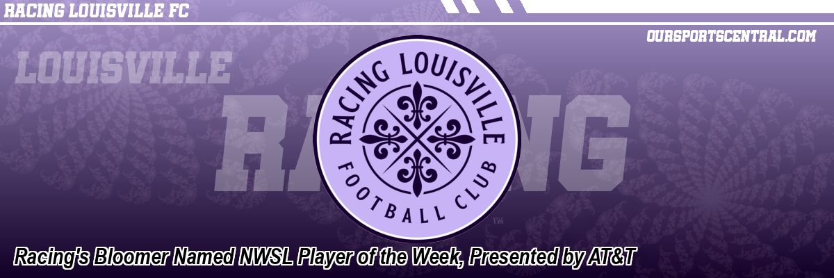 Racing's Bloomer Named NWSL Player of the Week, Presented by AT&T