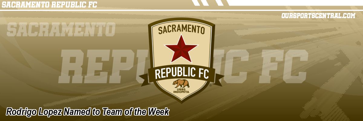 Rodrigo Lopez Named to Team of the Week