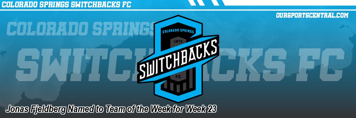 Jonas Fjeldberg Named to Team of the Week for Week 23