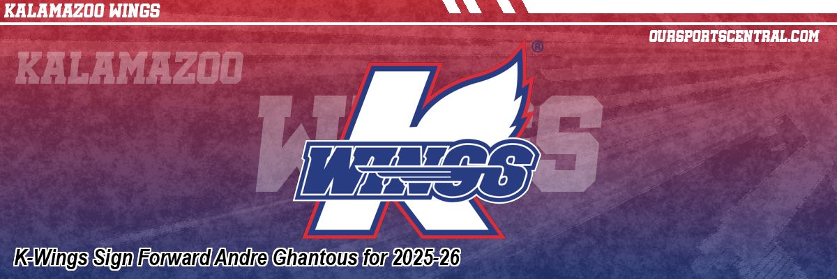 K-Wings Sign Forward Andre Ghantous for 2025-26