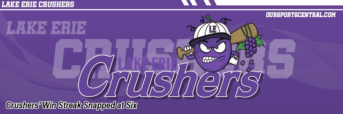 Crushers' Win Streak Snapped at Six
