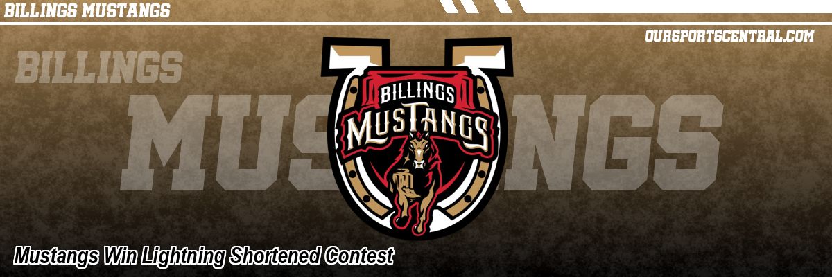 Mustangs Win Lightning Shortened Contest