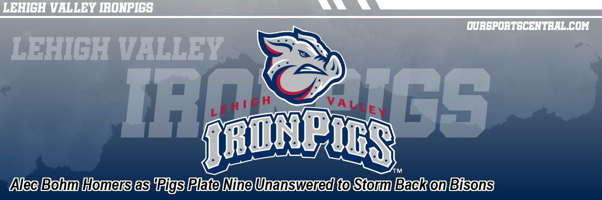 Alec Bohm Homers as 'Pigs Plate Nine Unanswered to Storm Back on Bisons