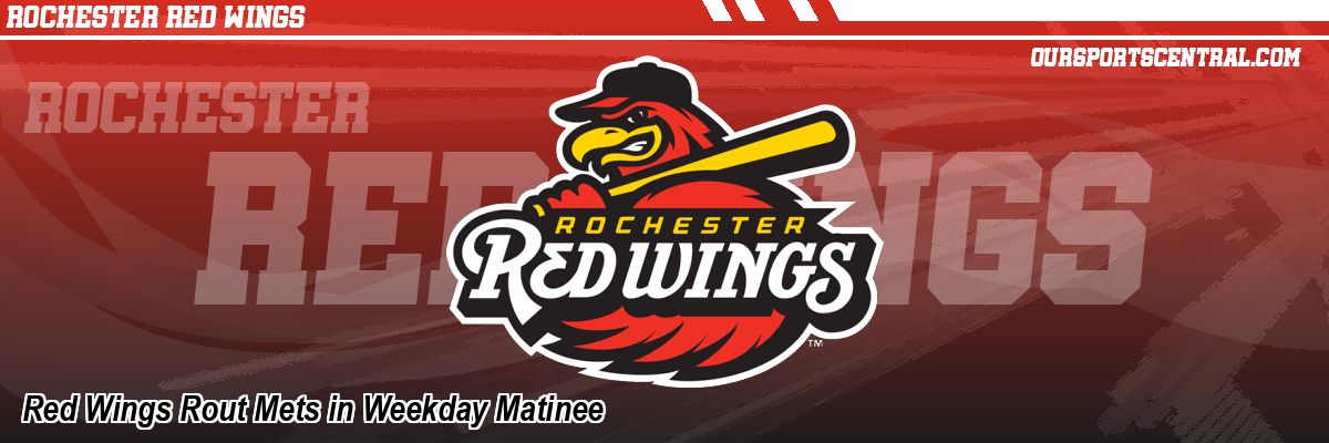 Red Wings Rout Mets in Weekday Matinee