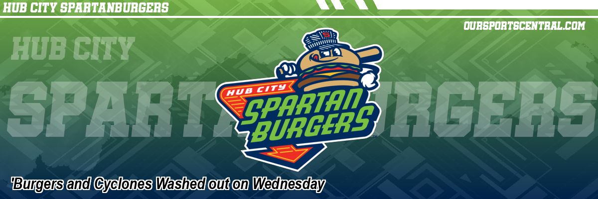 'Burgers and Cyclones Washed out on Wednesday