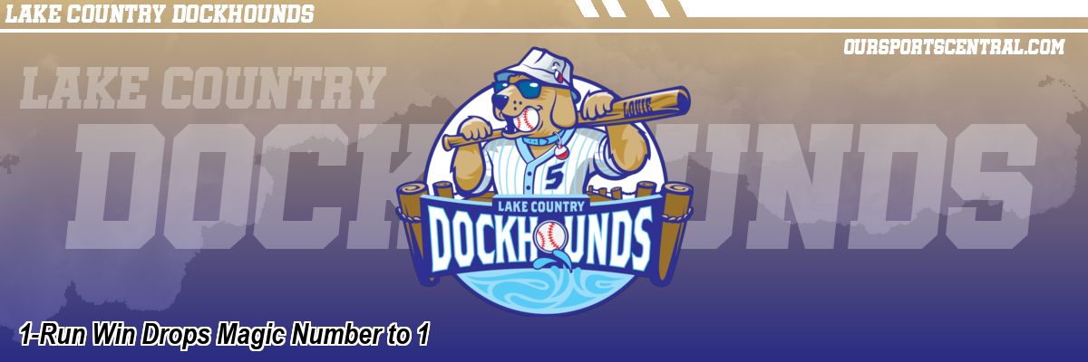 1-Run Win Drops Magic Number to 1