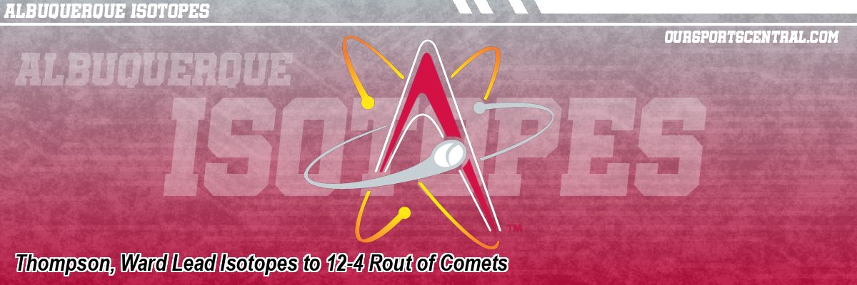 Thompson, Ward Lead Isotopes to 12-4 Rout of Comets