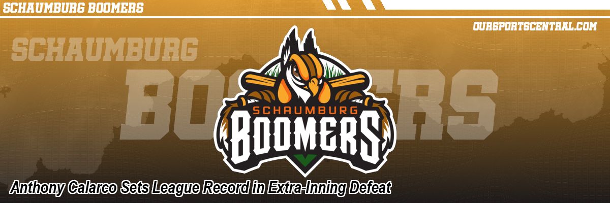 Anthony Calarco Sets League Record in Extra-Inning Defeat