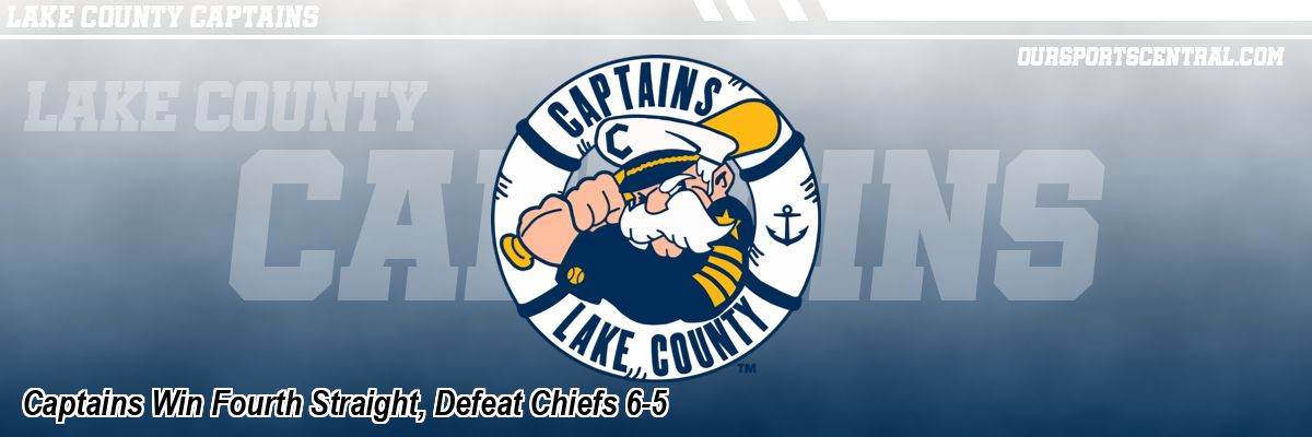 Captains Win Fourth Straight, Defeat Chiefs 6-5