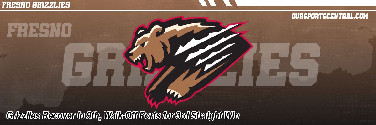 Grizzlies Recover in 9th, Walk-Off Ports for 3rd Straight Win