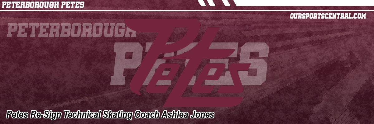 Petes Re-Sign Technical Skating Coach Ashlea Jones