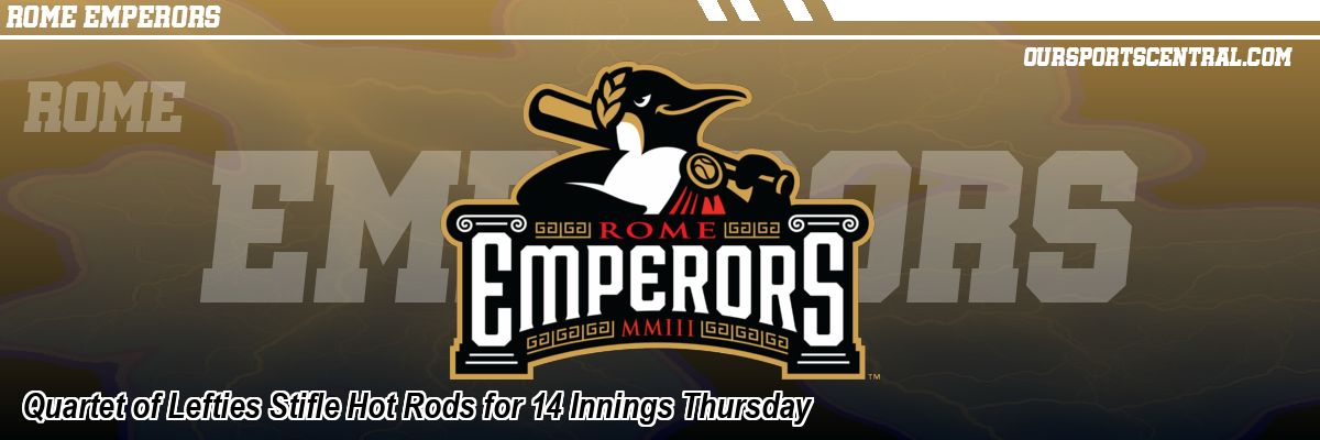Quartet of Lefties Stifle Hot Rods for 14 Innings Thursday